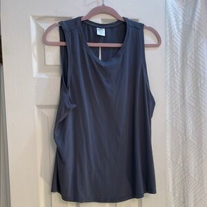 Athleta Charcoal Sleeveless Tank Top